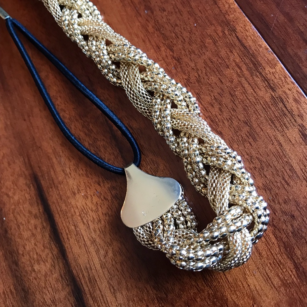 NEW Gold Medal Braided Elastic Headband